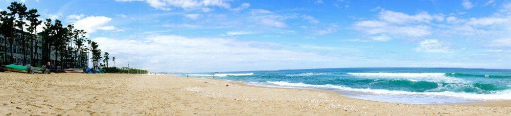 gyeongpo beach in gangneung