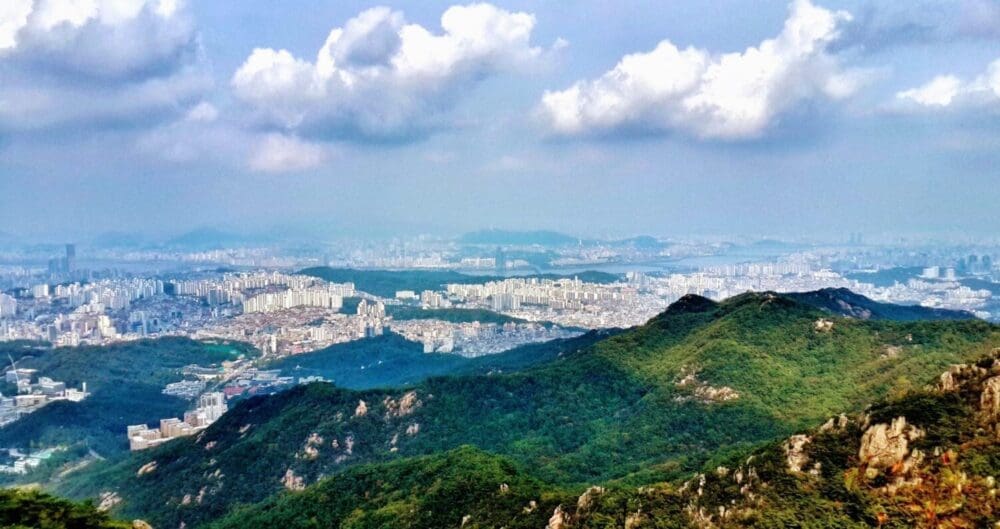 seoul from above
