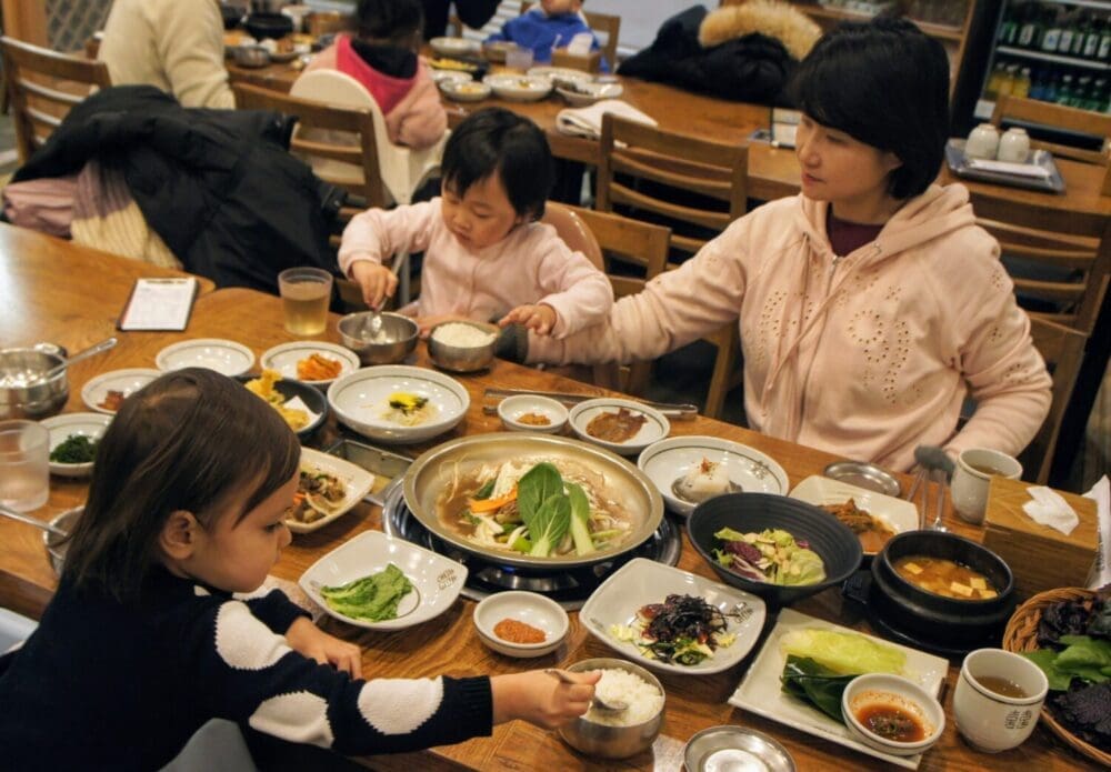 2026 Cherry Blossoms in Korea Forecast | Best Festivals in Seoul, Jinhae, Busan and More 26 ssambab meal in gyeonju korea