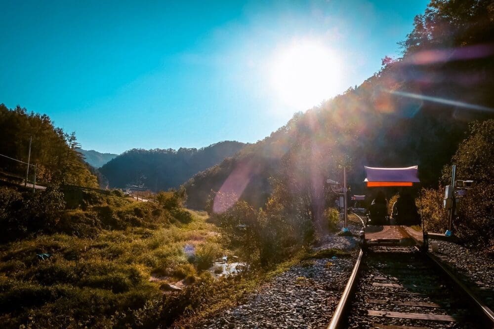 gangchon rail bike
