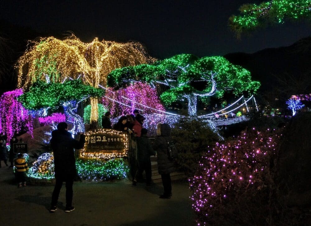 How to See the Garden of Morning Calm Lighting Festival in Winter 2025 / 2026 14 garden of morning calm lighting festival