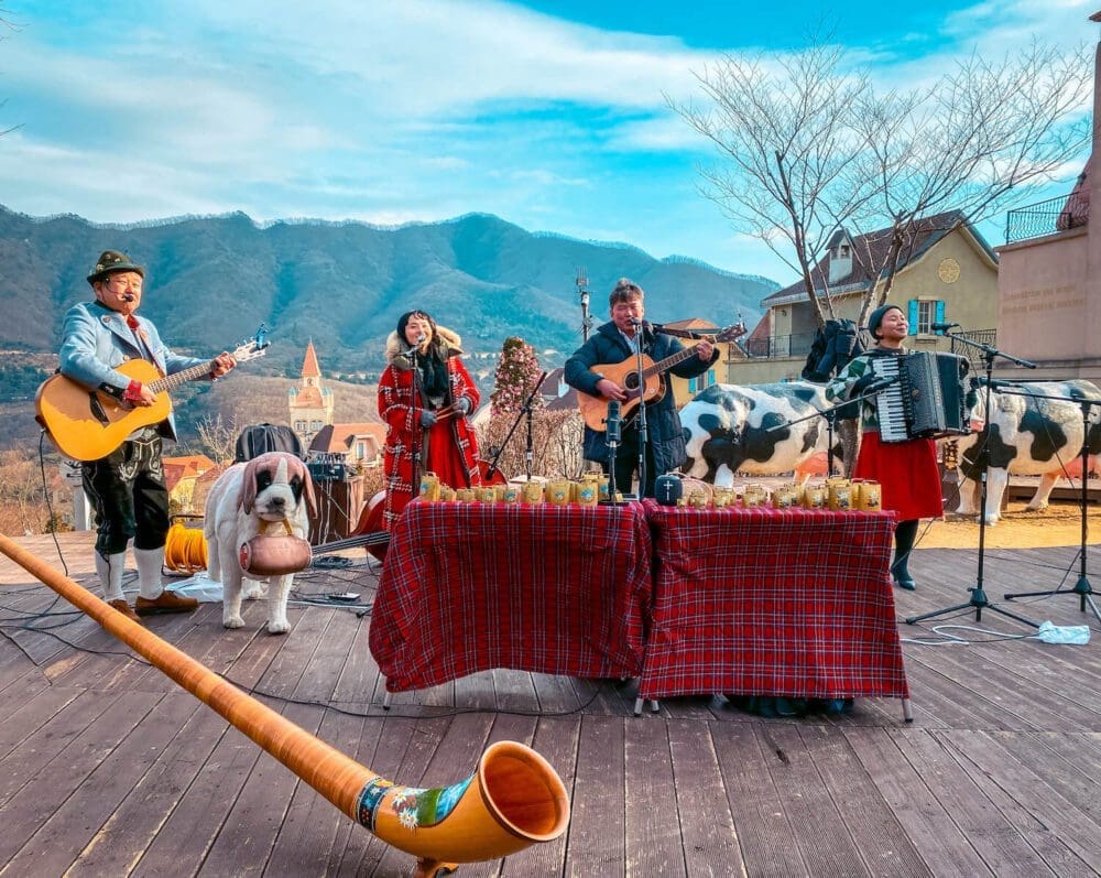 15 Years in Seoul Taught Me How to Survive Winter in Korea — and 35 Ways to Love It Too 32 winter in korea | yodelling performance at edelweiss swiss theme park in korea