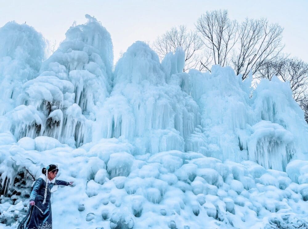 Christmas in Seoul 2026 | The 26 Best Festive Things to Do in Seoul for Christmas 21 christmas in korea | Chilgapsan Ice Fountain Festival at Alps Village