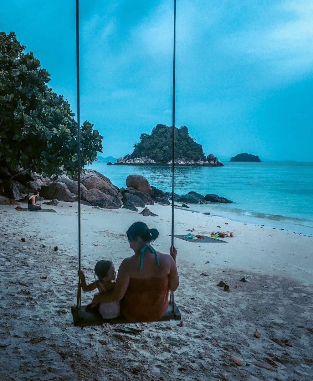 swing in front of ten moons lipe resort