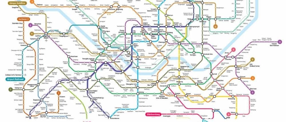 subway map of seoul