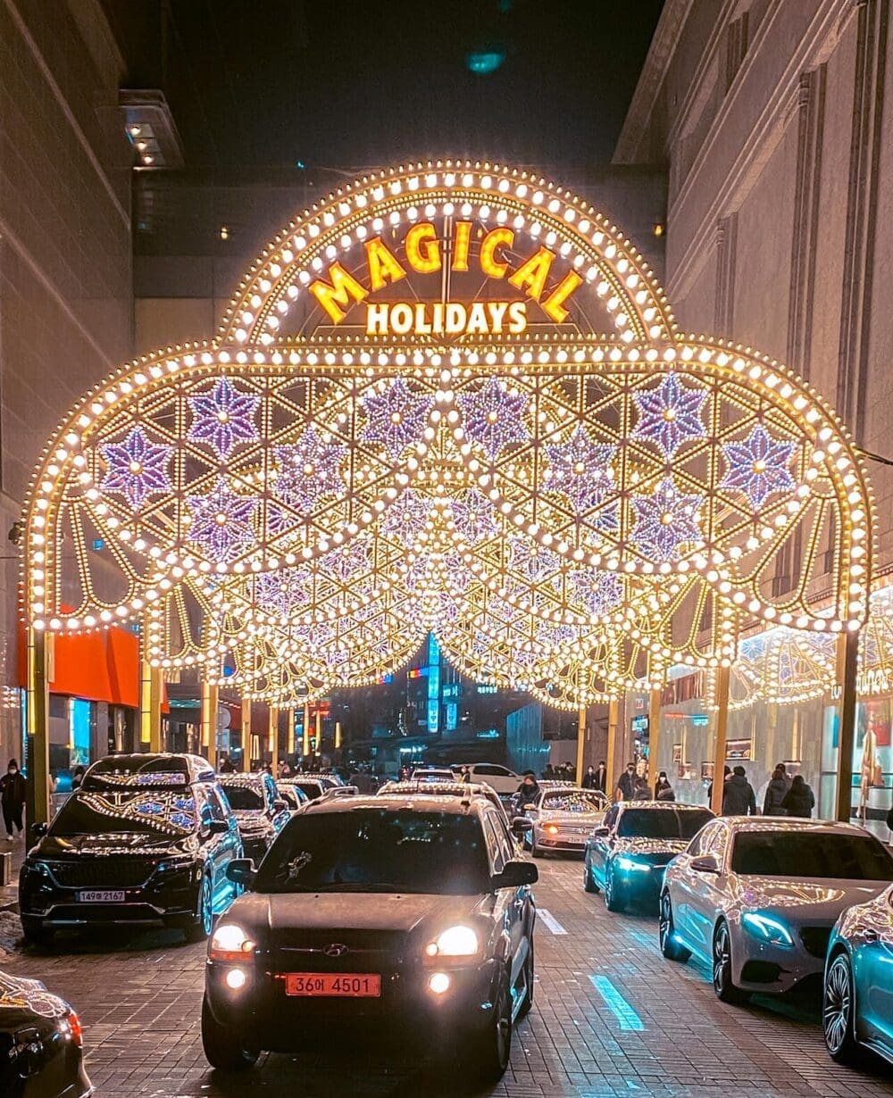 Christmas in Seoul 2026 | The 26 Best Festive Things to Do in Seoul for Christmas 7 christmas in seoul | streets of myeongdong