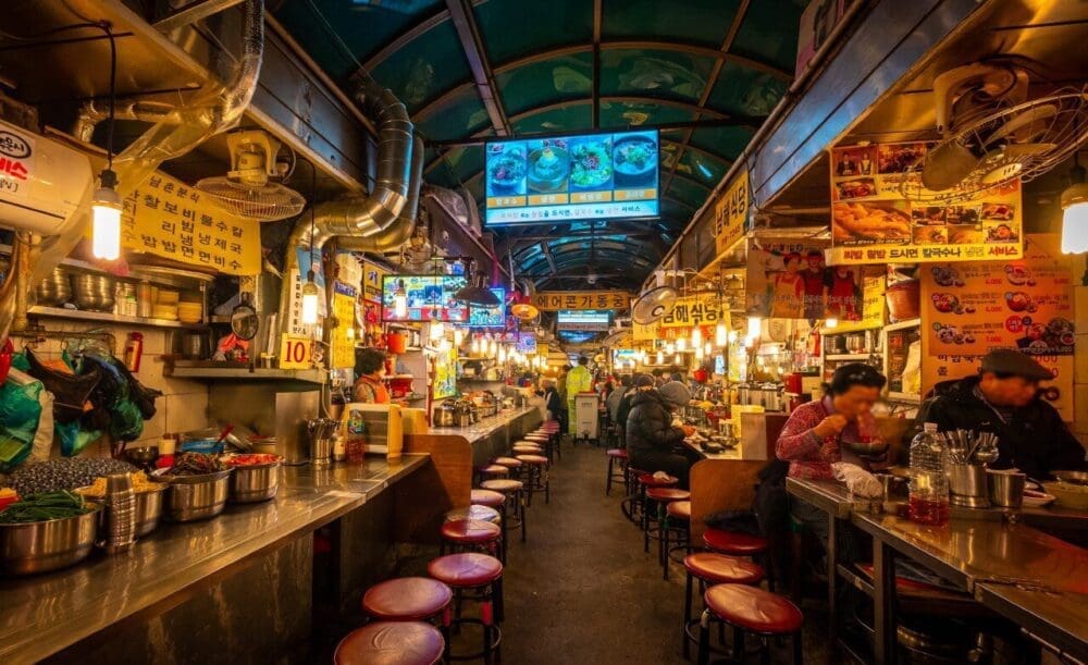 Budget Shopping in Seoul? 7 Cheap Places to Buy the Cutest Fashion, Accessories and Souvenirs 21 namdaemun market food stalls