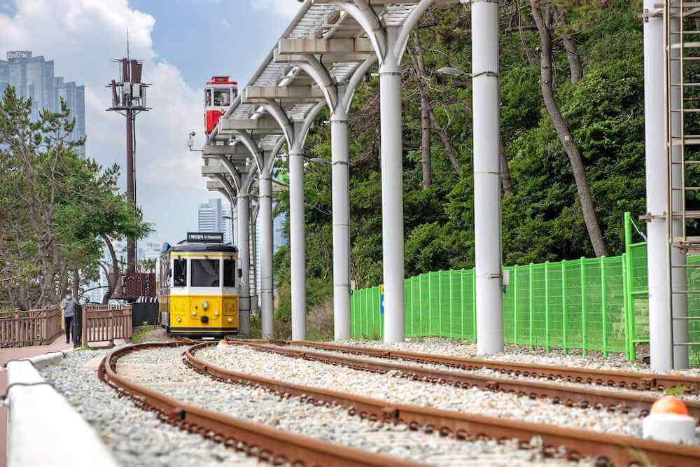 How to Book the Sky Capsule Busan at Haeundae Blueline Park + 5 Personal Tips 24 haeundae beach train at blueline park in busan