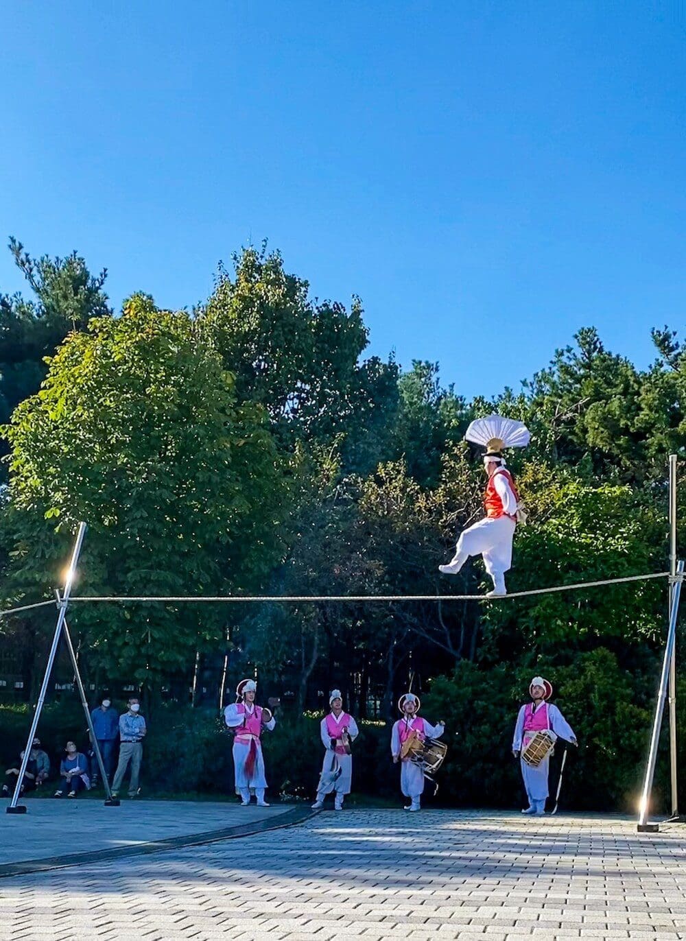 Jeongwol Daeboreum Fire Festival | 7 Places to Celebrate the Great Full Moon in South Korea 18 jutalgi | korean tightrope walking