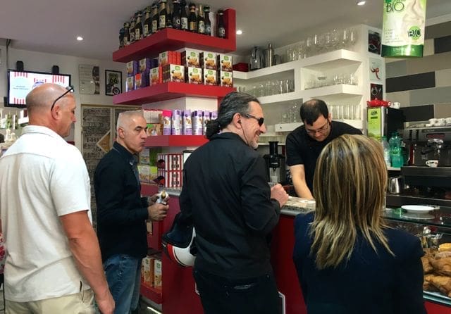 how to order coffee in italy - the scene at a local bar