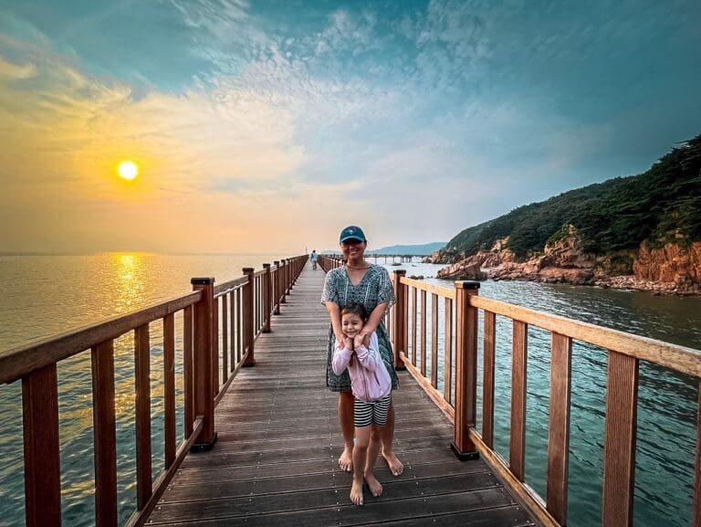 summer in korea | sunset on hanagae beach on muuido island