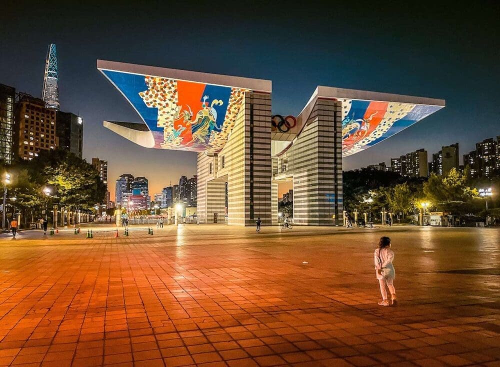 korea in september | olympic park seoul