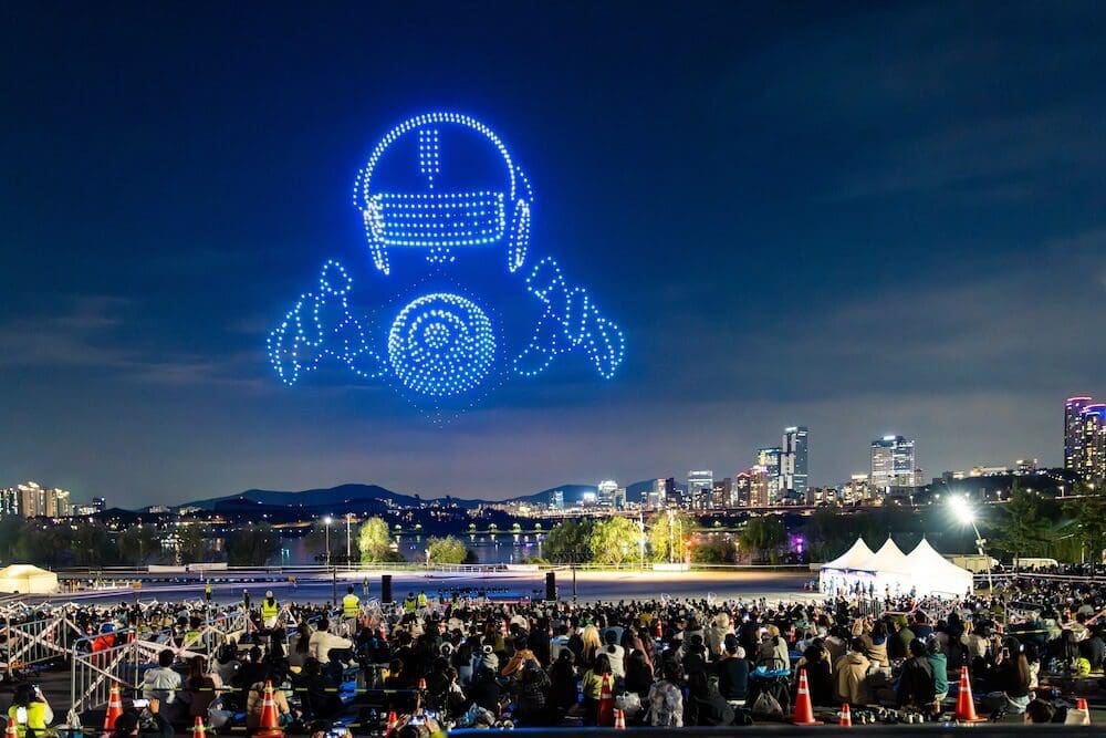 korea in april | seoul drone show